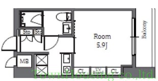 Totsu Residence Shibaの物件間取画像